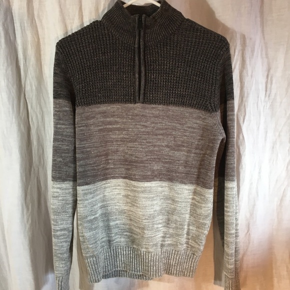 Great Northwest Clothing Company Sweaters - Quarter Zip Boyfriend Color Block‎ Sweater